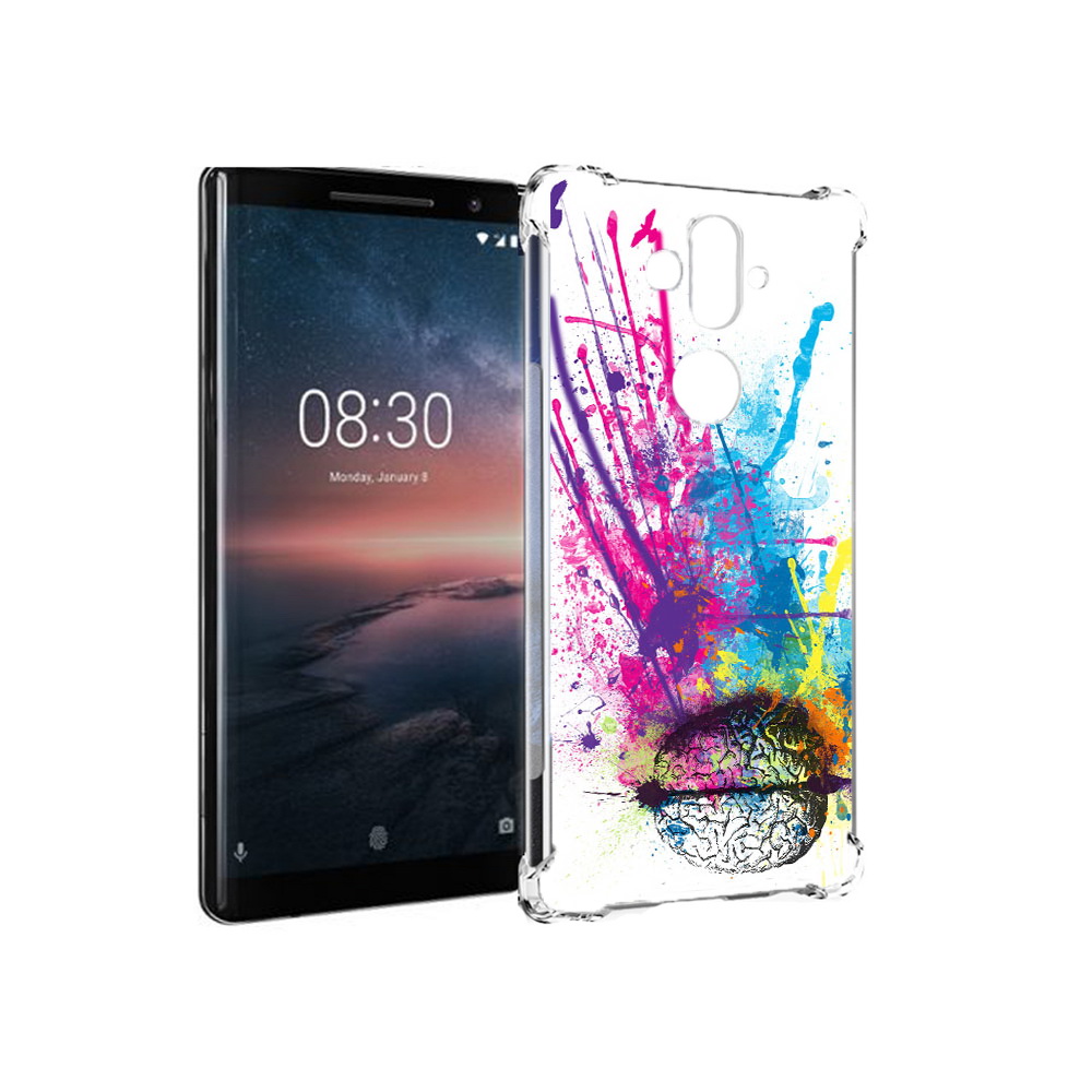 Чехол MyPads Tocco для Nokia 8 Sirocco яркий красочный мозг (PT101581.91.710), Прозрачный, Tocco
Чехол MyPads Tocco для Nokia 8 Sirocco яркий красочный мозг (PT101581.91.710), Прозрачный, Tocco