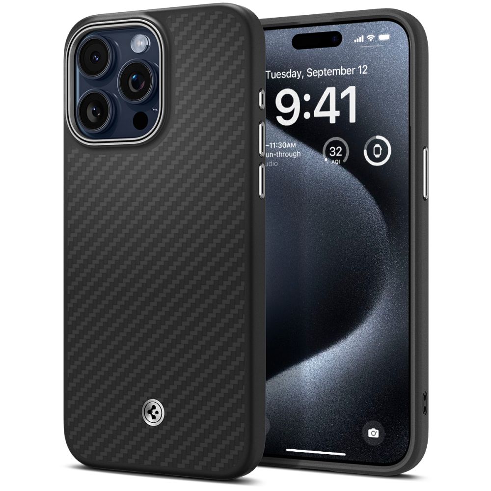 Чехол Spigen для iPhone 15 Pro - Enzo Aramid - Черный - ACS07045, iPhone 15 Pro - Enzo Aramid
Чехол Spigen для iPhone 15 Pro - Enzo Aramid - Черный - ACS07045, iPhone 15 Pro - Enzo Aramid