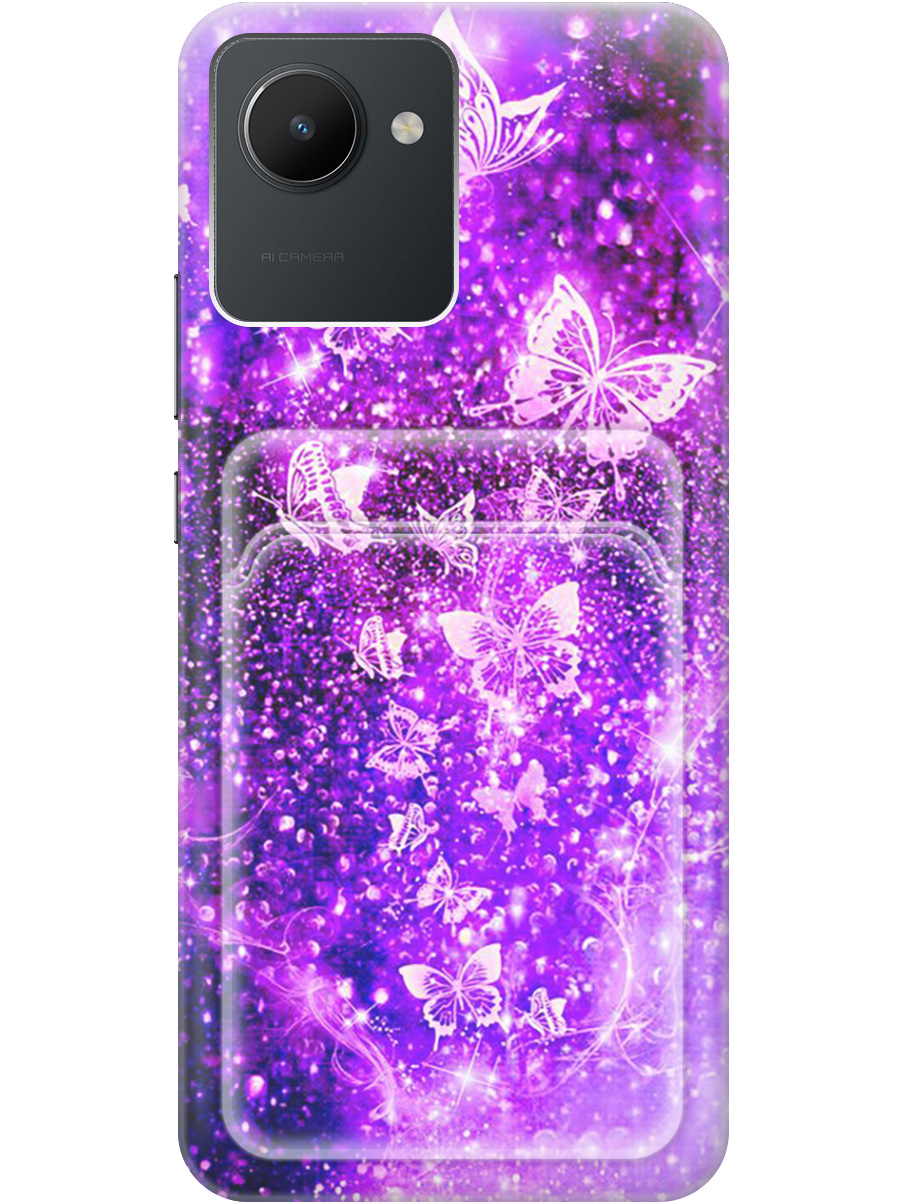 Силиконовый чехол на realme C30 с рисунком "Фиолетовые бабочки", Фиолетовый;черный, 20011998
Силиконовый чехол на realme C30 с рисунком "Фиолетовые бабочки", Фиолетовый;черный, 20011998