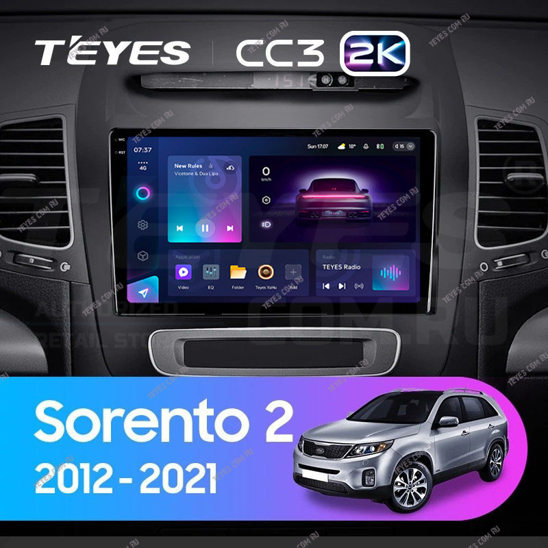 Штатная магнитола Teyes CC3 2K 4/64 Kia Sorento 2 II XM (2012-2021) F3, CC3 2K
Штатная магнитола Teyes CC3 2K 4/64 Kia Sorento 2 II XM (2012-2021) F3, CC3 2K