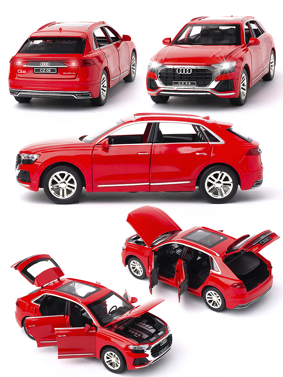 Машинка CHE ZHI Audi Q8 коллекционная инерционная игрушка 1:24, CZ114R, Красный, Audi Q8
Машинка CHE ZHI Audi Q8 коллекционная инерционная игрушка 1:24, CZ114R, Красный, Audi Q8