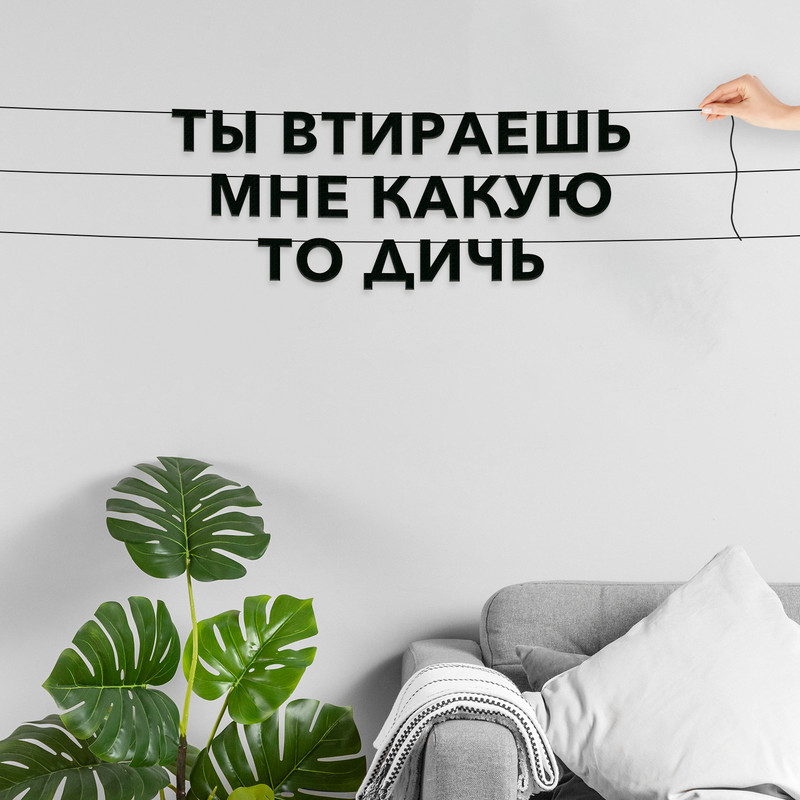 Гирлянда-растяжка Ты втираешь мне какую то дичь VN718 черная, Черный, Ты втираешь мне какую то дичь
Гирлянда-растяжка Ты втираешь мне какую то дичь VN718 черная, Черный, Ты втираешь мне какую то дичь