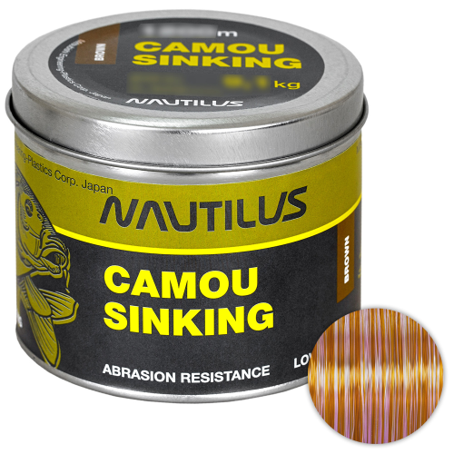 фото Леска nautilus camou 1200м. 0.405мм. brown
