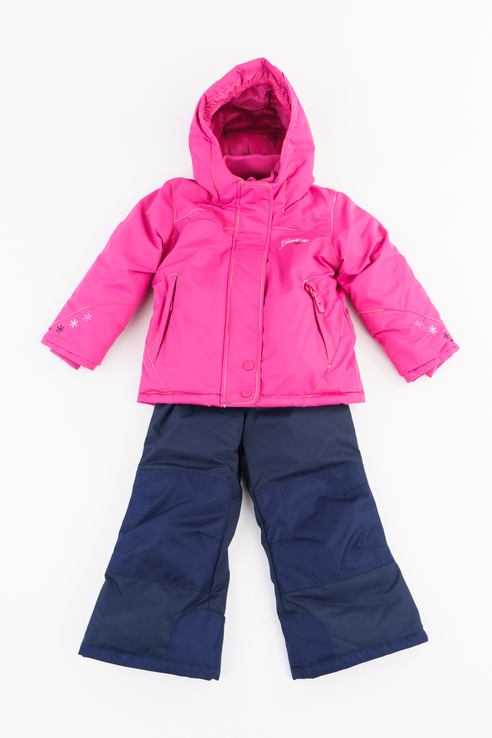 фото Комплект куртка и комбинезон gusti для девочек цв. розовый р-р. 101