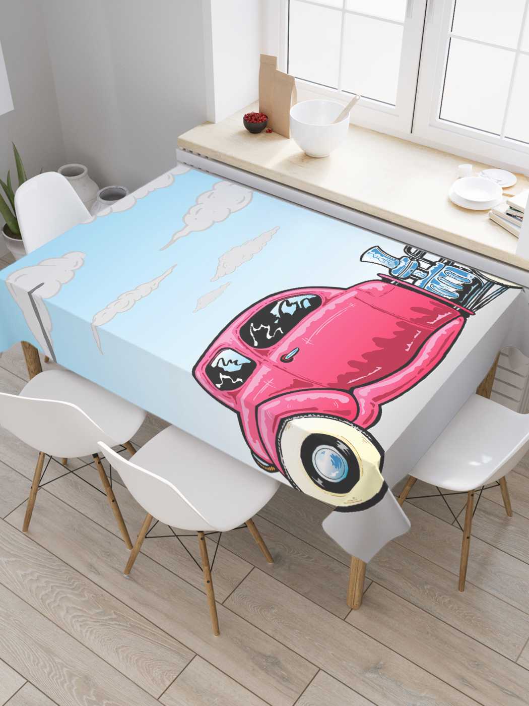 Скатерть прямоугольная JoyArty "Ретро драгстер" из сатена, 180x145 см, Розовый, Ретро драгстер
Скатерть прямоугольная JoyArty "Ретро драгстер" из сатена, 180x145 см, Розовый, Ретро драгстер