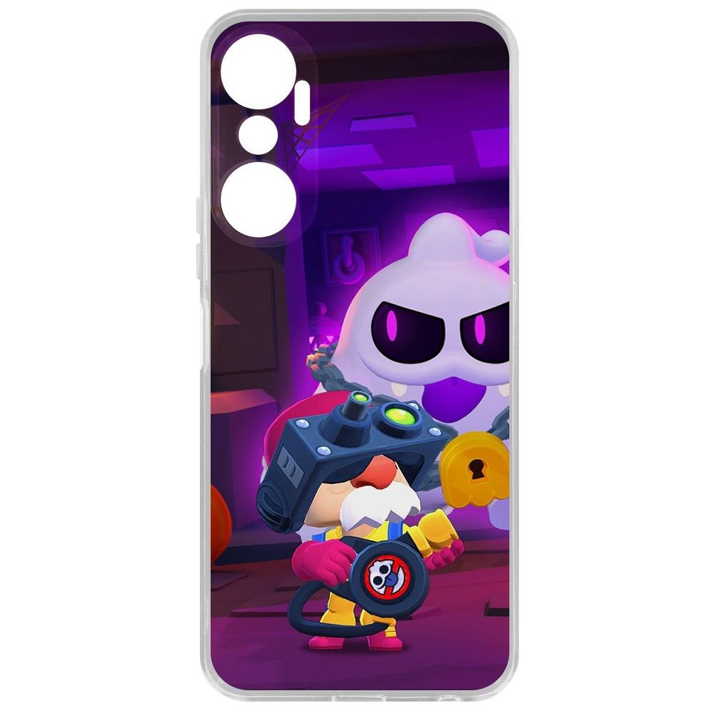 Чехол-накладка Кейс Brawl Stars-Охотник за Скуиками Гэйл для Infinix Hot 20, Прозрачный
Чехол-накладка Кейс Brawl Stars-Охотник за Скуиками Гэйл для Infinix Hot 20, Прозрачный
