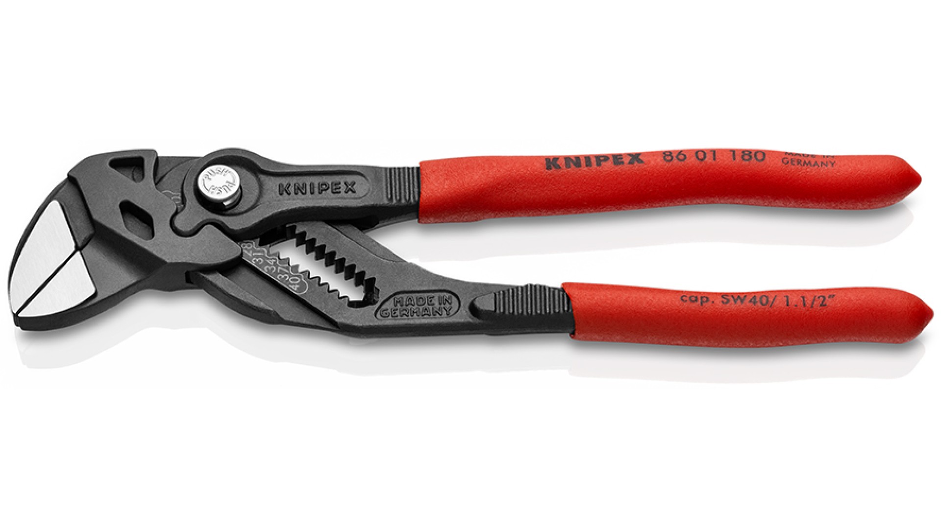 Строительные клещи Knipex KN-8601180SB переставные-гаечный ключ, зев 40 мм, длина 180 мм, KN-8601180SB
Строительные клещи Knipex KN-8601180SB переставные-гаечный ключ, зев 40 мм, длина 180 мм, KN-8601180SB