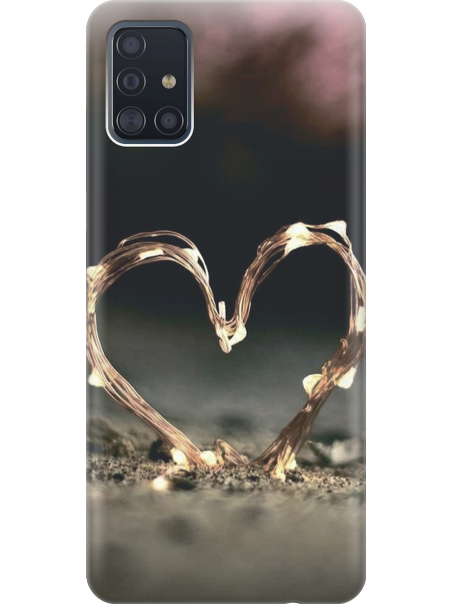 Силиконовый чехол на Samsung Galaxy A51 с принтом "Светящееся сердце", Прозрачный;желтый;черный, 722409191
Силиконовый чехол на Samsung Galaxy A51 с принтом "Светящееся сердце", Прозрачный;желтый;черный, 722409191