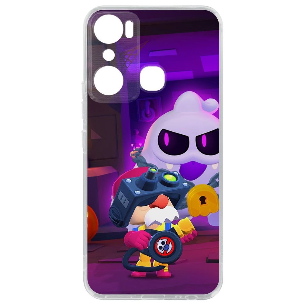 Чехол-накладка Кейс Brawl Stars-Охотник за Скуиками Гэйл для Infinix Hot 20i, Прозрачный
Чехол-накладка Кейс Brawl Stars-Охотник за Скуиками Гэйл для Infinix Hot 20i, Прозрачный