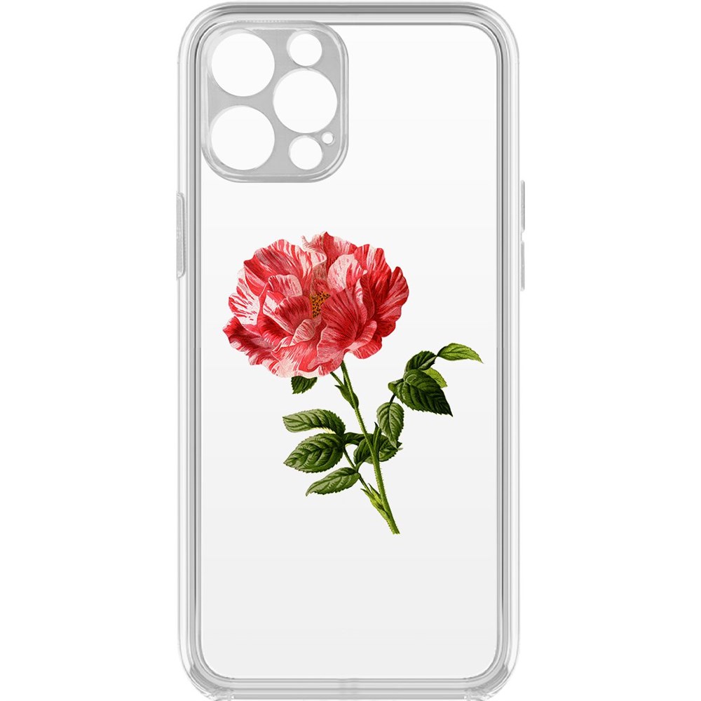 Чехол-накладка Krutoff Clear Case Рисованная роза для iPhone 12 Pro с защитой камеры, Прозрачный
Чехол-накладка Krutoff Clear Case Рисованная роза для iPhone 12 Pro с защитой камеры, Прозрачный