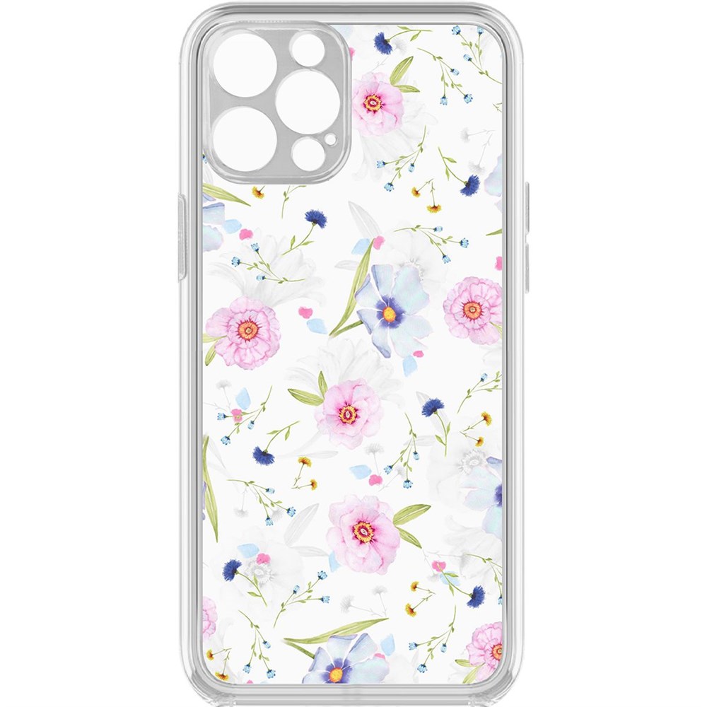 Чехол-накладка Krutoff Clear Case Цветочный паттерн 3 для iPhone 12 Pro с защитой камеры, Прозрачный
Чехол-накладка Krutoff Clear Case Цветочный паттерн 3 для iPhone 12 Pro с защитой камеры, Прозрачный