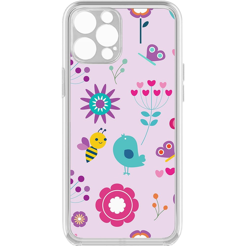 Чехол-накладка Krutoff Clear Case Цветочный паттерн 8 для iPhone 12 Pro с защитой камеры, Прозрачный
Чехол-накладка Krutoff Clear Case Цветочный паттерн 8 для iPhone 12 Pro с защитой камеры, Прозрачный