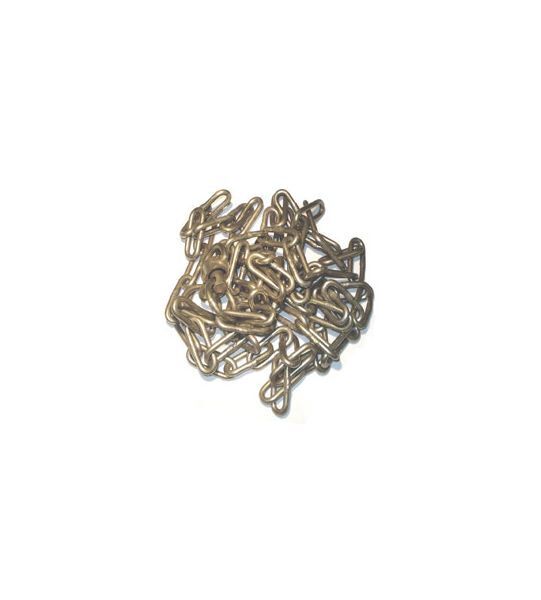 фото Цепь привязочная 3 м d5 мм карабин + вертлюг + крючок nobrand