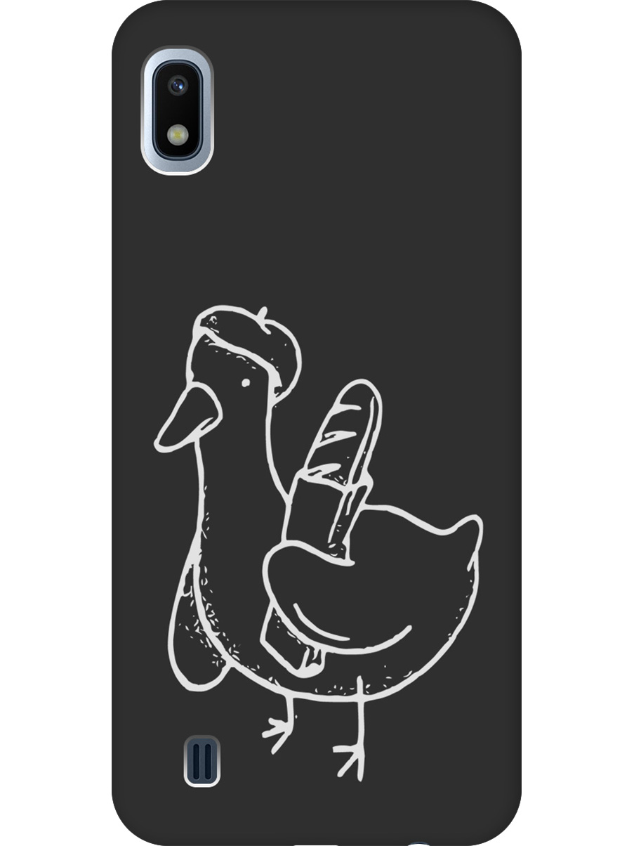 Силиконовый чехол на Samsung Galaxy A10 с принтом "Французский гусь" матовый черный, Черный;белый;серый, 720804212
Силиконовый чехол на Samsung Galaxy A10 с принтом "Французский гусь" матовый черный, Черный;белый;серый, 720804212