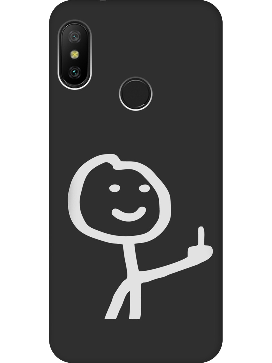 Силиконовый чехол на Xiaomi Mi A2 Lite / Redmi 6 Pro с принтом "Fck" матовый черный, Черный;белый;серый, 718586961
Силиконовый чехол на Xiaomi Mi A2 Lite / Redmi 6 Pro с принтом "Fck" матовый черный, Черный;белый;серый, 718586961