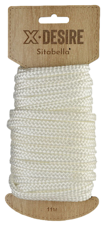 фото Веревка для бондажа sitabella 11 м белая ск-визит