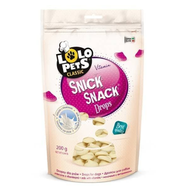 Лакомство для кошек и собак Lolo Pets Snick Snack Дропсы с витаминами в асс. молочные 200г
Лакомство для кошек и собак Lolo Pets Snick Snack Дропсы с витаминами в асс. молочные 200г