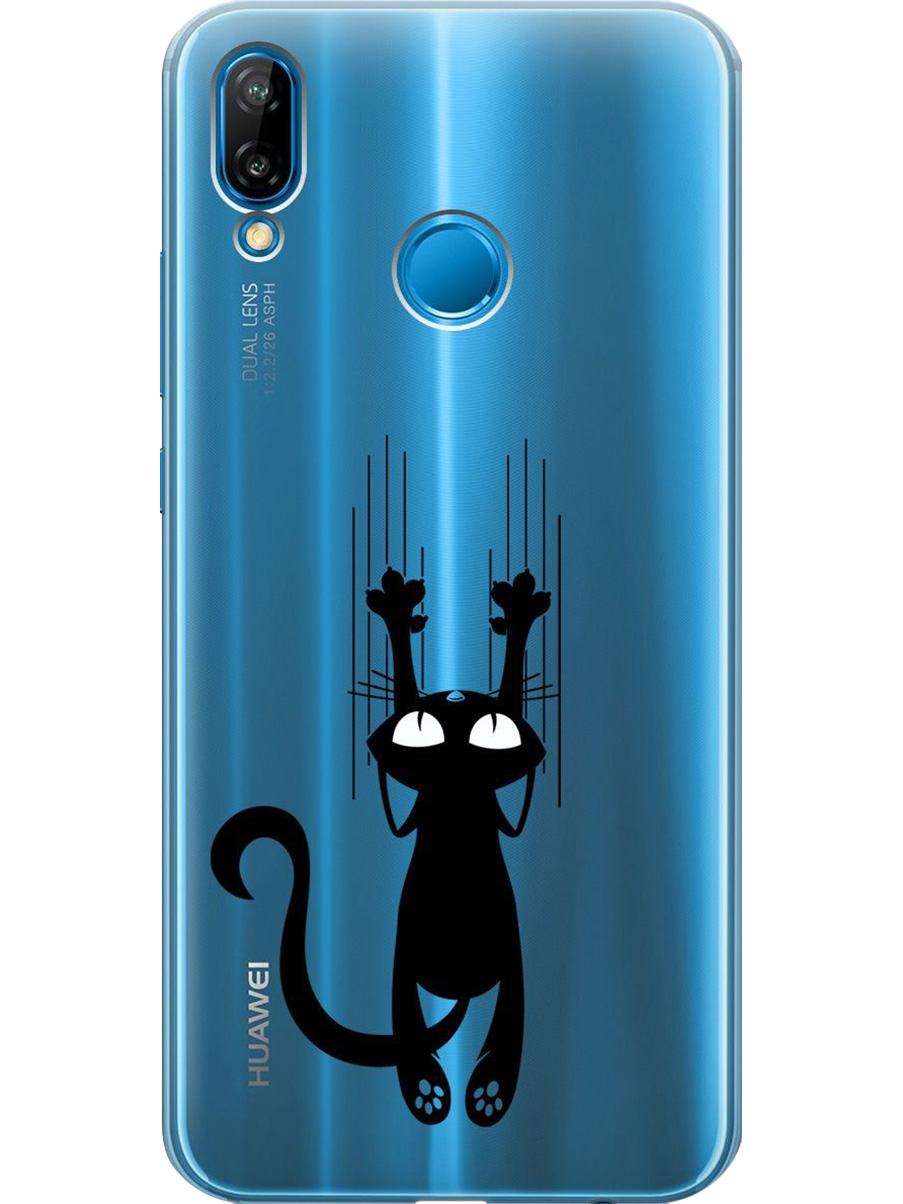 Силиконовый чехол на Huawei P20 Lite / Nova 3e с принтом "Кошечка царапка" прозрачный, Прозрачный;черный, 717614271
Силиконовый чехол на Huawei P20 Lite / Nova 3e с принтом "Кошечка царапка" прозрачный, Прозрачный;черный, 717614271