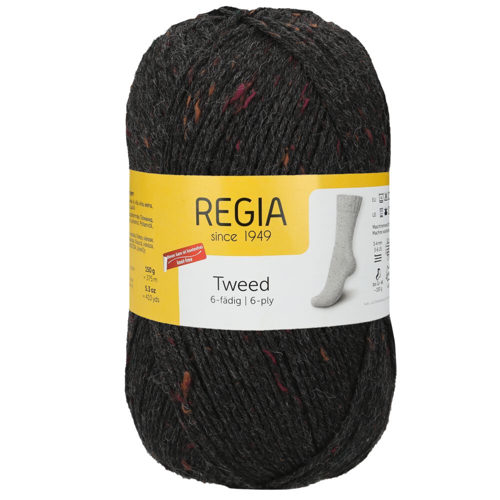 Пряжа Regia Tweed 6 ниток 150г, MEZ 9801624, 00098 anthrazit tweed, Черный, черный,00098 , anthrazit tweed (антрацитовый твид)
Пряжа Regia Tweed 6 ниток 150г, MEZ 9801624, 00098 anthrazit tweed, Черный, черный,00098 , anthrazit tweed (антрацитовый твид)