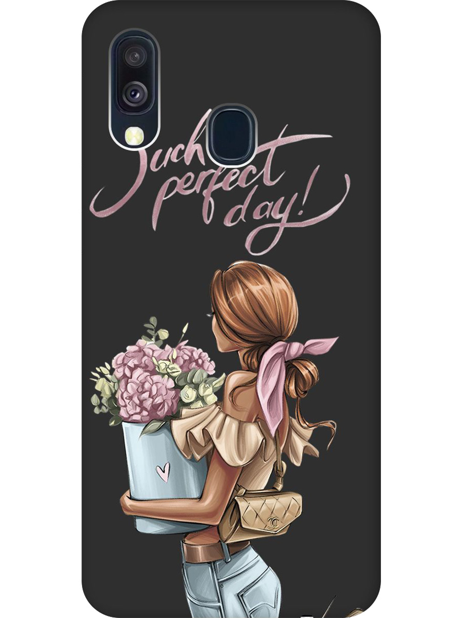Силиконовый чехол на Samsung Galaxy A40 с принтом "Какой прекрасный день" матовый черный, Черный;прозрачный;голубой;розовый, 720804375
Силиконовый чехол на Samsung Galaxy A40 с принтом "Какой прекрасный день" матовый черный, Черный;прозрачный;голубой;розовый, 720804375