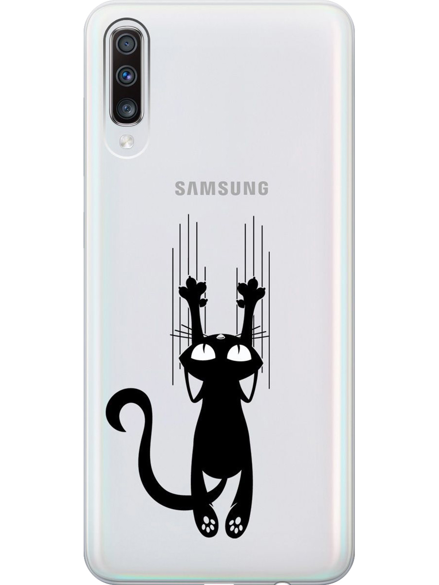 Силиконовый чехол на Samsung Galaxy A70 / A70s с принтом "Кошечка царапка" прозрачный, Прозрачный;черный, 720804471
Силиконовый чехол на Samsung Galaxy A70 / A70s с принтом "Кошечка царапка" прозрачный, Прозрачный;черный, 720804471