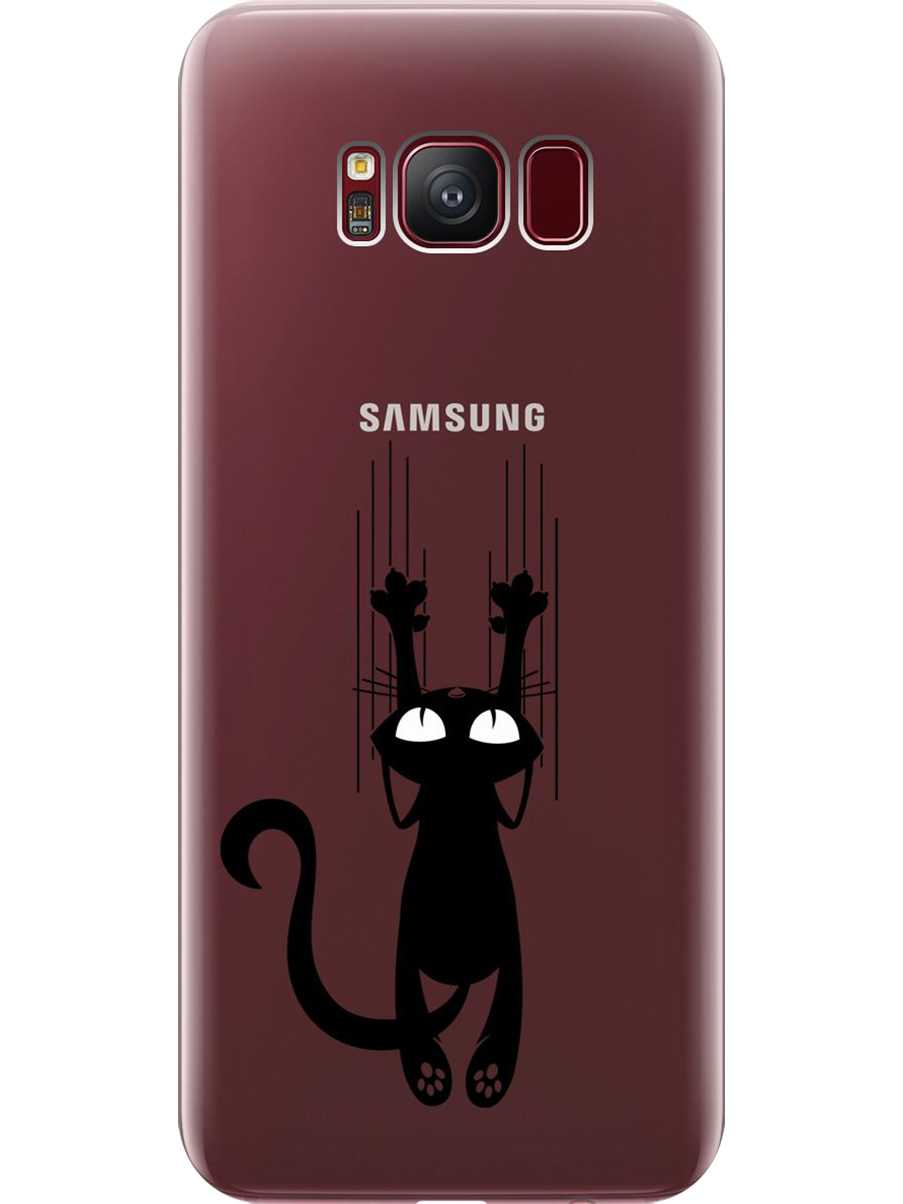 Силиконовый чехол на Samsung Galaxy S8 с принтом "Кошечка царапка" прозрачный, Прозрачный;черный, 713984571
Силиконовый чехол на Samsung Galaxy S8 с принтом "Кошечка царапка" прозрачный, Прозрачный;черный, 713984571
