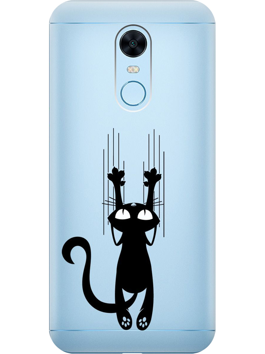 Силиконовый чехол на Xiaomi Redmi 5 Plus с принтом "Кошечка царапка" прозрачный, Прозрачный;черный, 717097571
Силиконовый чехол на Xiaomi Redmi 5 Plus с принтом "Кошечка царапка" прозрачный, Прозрачный;черный, 717097571