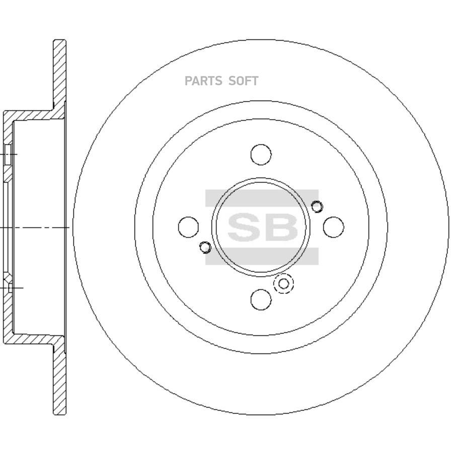 Диск Тормозной Сузуки/Suzuki Swift (Пр-Во Венгрия) 10- Задний Sangsin brake арт. SD4814
Диск Тормозной Сузуки/Suzuki Swift (Пр-Во Венгрия) 10- Задний Sangsin brake арт. SD4814