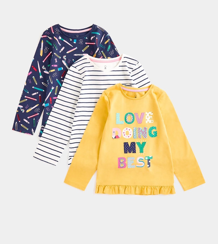 Лонгслив детский 3 шт Mothercare MC-CA433, Мультиколор, 122, Белый;желтый;синий, MC-CA433
Лонгслив детский 3 шт Mothercare MC-CA433, Мультиколор, 122, Белый;желтый;синий, MC-CA433