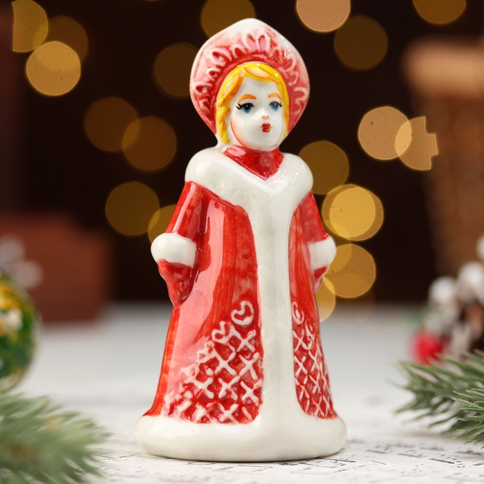 Новогодний сувенир Снегурочка Снежинка, красная шуба, 12см, фарфор 10645417, Разноцветный
Новогодний сувенир Снегурочка Снежинка, красная шуба, 12см, фарфор 10645417, Разноцветный