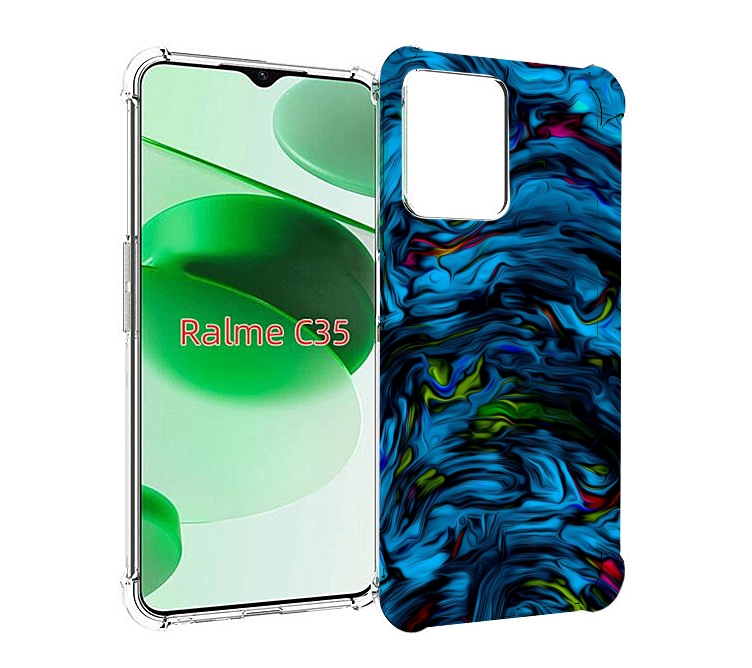 Чехол MyPads голубая краска в темноте для Realme C35 / Narzo 50A Prime, Прозрачный, Tocco
Чехол MyPads голубая краска в темноте для Realme C35 / Narzo 50A Prime, Прозрачный, Tocco