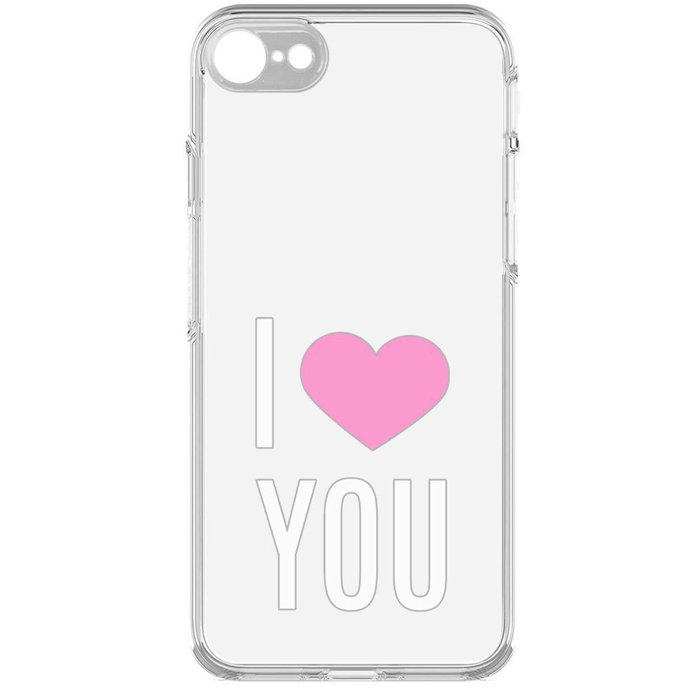 Чехол-накладка Krutoff Clear Case Я люблю тебя для iPhone 7/8/SE 2020 с защитой камеры, Прозрачный
Чехол-накладка Krutoff Clear Case Я люблю тебя для iPhone 7/8/SE 2020 с защитой камеры, Прозрачный
