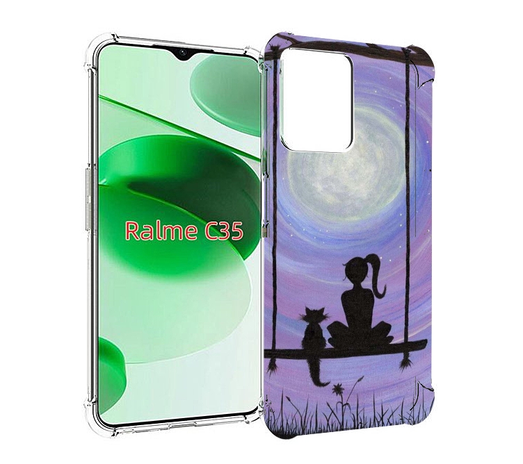 Чехол MyPads девушка с котом на качеле женский для Realme C35 / Narzo 50A Prime, Прозрачный, Tocco
Чехол MyPads девушка с котом на качеле женский для Realme C35 / Narzo 50A Prime, Прозрачный, Tocco