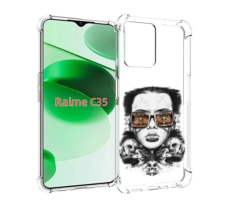 Чехол MyPads девушка с черепами в очках женский для Realme C35 / Narzo 50A Prime, Прозрачный, Tocco
Чехол MyPads девушка с черепами в очках женский для Realme C35 / Narzo 50A Prime, Прозрачный, Tocco