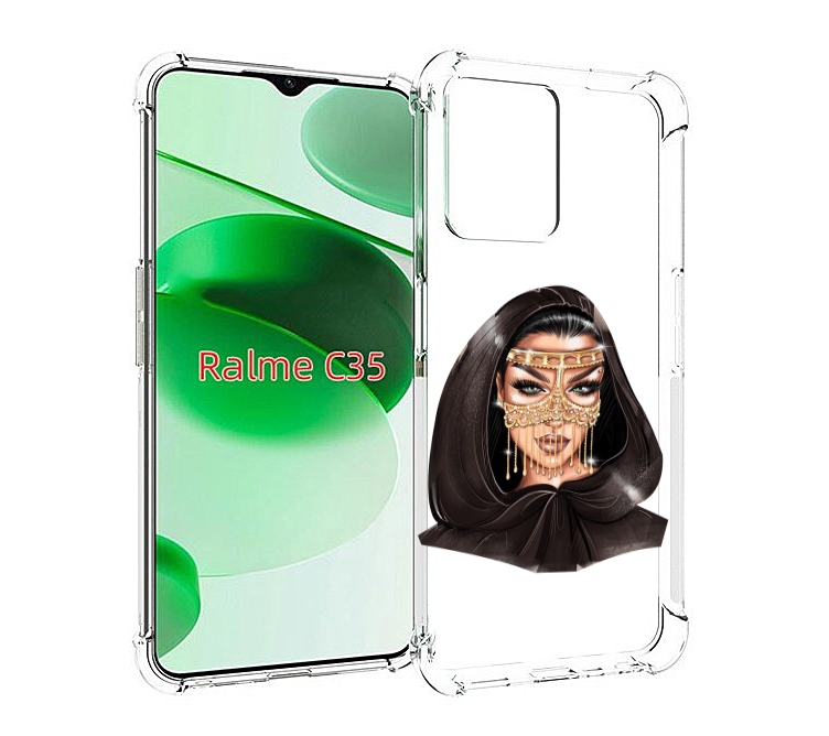 Чехол MyPads девушка-в-золотой-маске для Realme C35 / Narzo 50A Prime, Прозрачный, Tocco
Чехол MyPads девушка-в-золотой-маске для Realme C35 / Narzo 50A Prime, Прозрачный, Tocco
