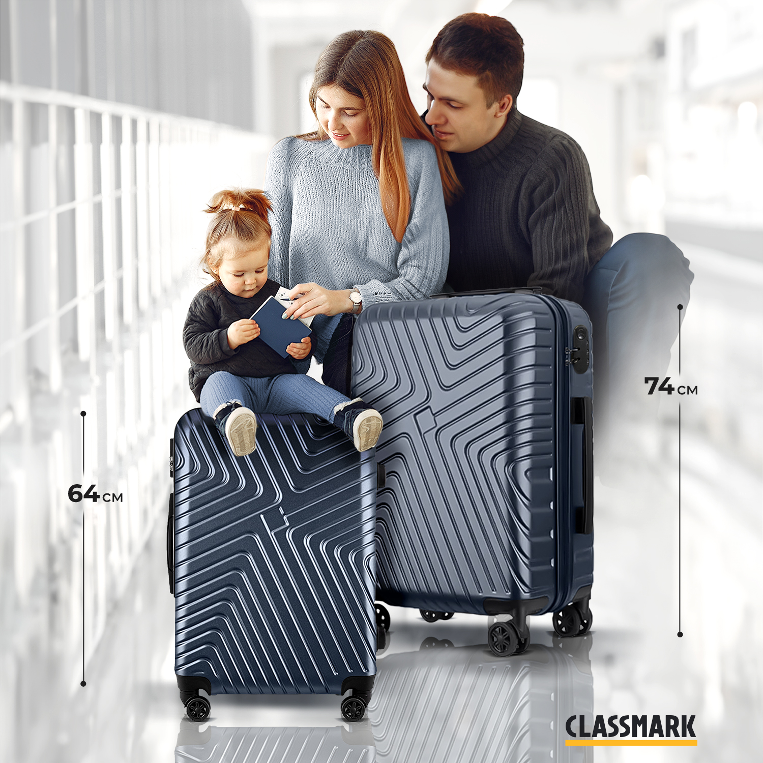 Комплект чемоданов унисекс Classmark 202209014001 темно-синий, M/L, 202209014001
Комплект чемоданов унисекс Classmark 202209014001 темно-синий, M/L, 202209014001