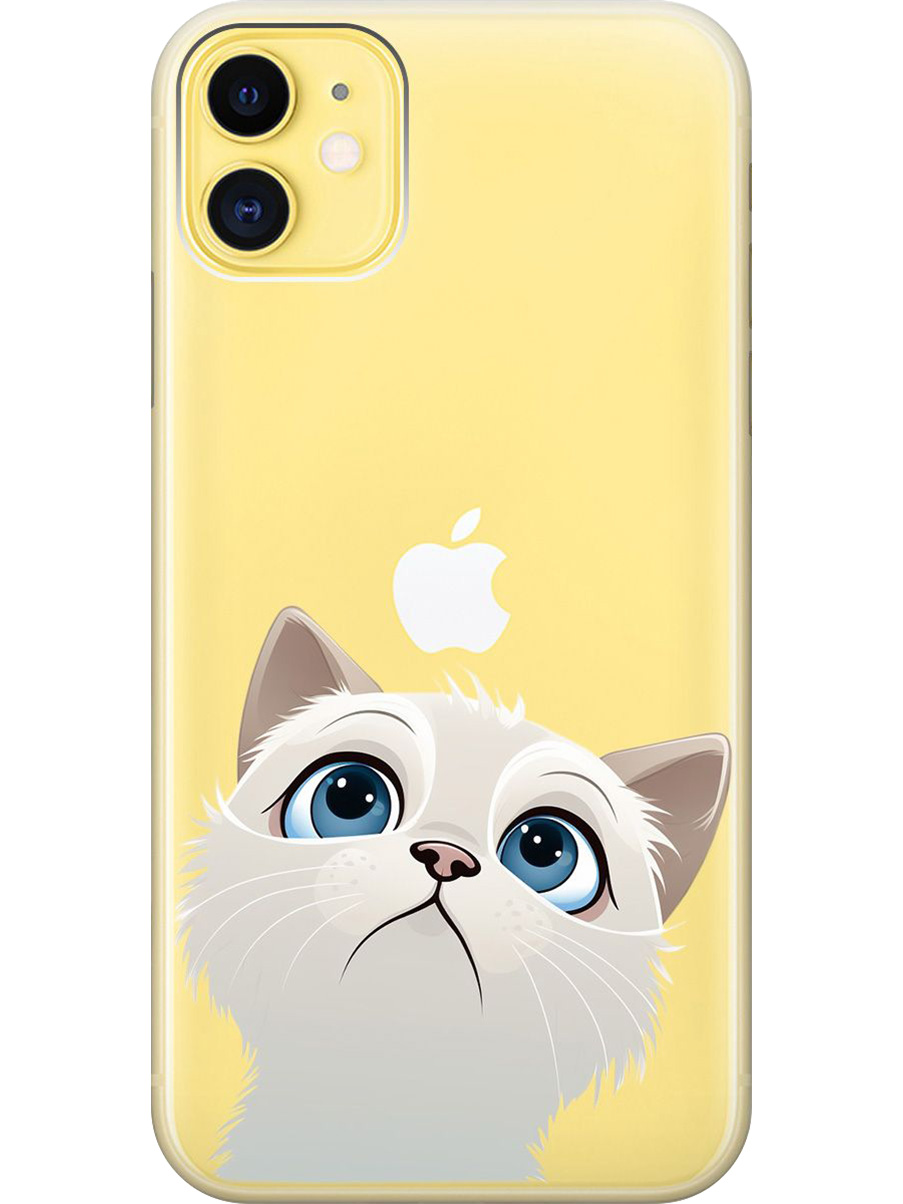 Силиконовый чехол на Apple iPhone 11 с принтом "Белый котик" прозрачный, Прозрачный;белый, 721799511
Силиконовый чехол на Apple iPhone 11 с принтом "Белый котик" прозрачный, Прозрачный;белый, 721799511