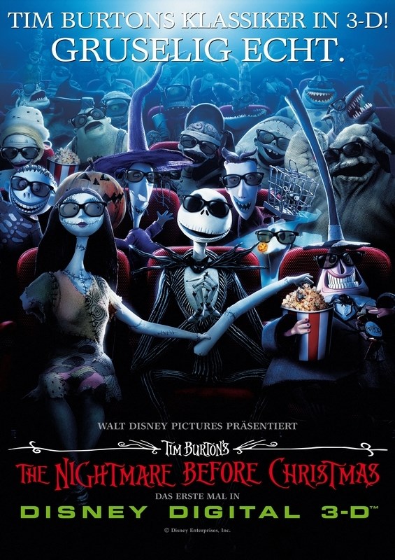 Постер к мультфильму "Кошмар перед Рождеством" (The Nightmare Before Christmas) 50x70 см
Постер к мультфильму "Кошмар перед Рождеством" (The Nightmare Before Christmas) 50x70 см