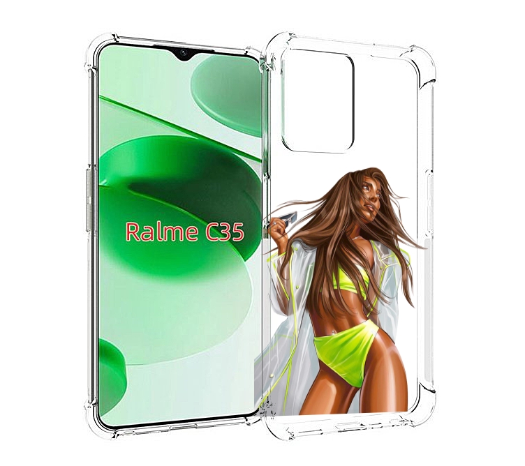 Чехол MyPads девушка-модель-мулатка для Realme C35 / Narzo 50A Prime, Прозрачный, Tocco
Чехол MyPads девушка-модель-мулатка для Realme C35 / Narzo 50A Prime, Прозрачный, Tocco