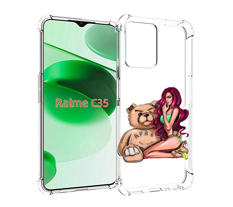 Чехол MyPads девушка-с-большим-плюшевым-мишкой для Realme C35 / Narzo 50A Prime, Прозрачный, Tocco
Чехол MyPads девушка-с-большим-плюшевым-мишкой для Realme C35 / Narzo 50A Prime, Прозрачный, Tocco