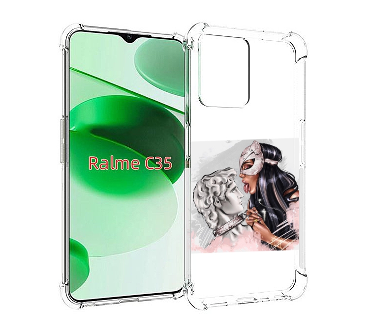 Чехол MyPads девушка-флирт женский для Realme C35 / Narzo 50A Prime, Прозрачный, Tocco
Чехол MyPads девушка-флирт женский для Realme C35 / Narzo 50A Prime, Прозрачный, Tocco