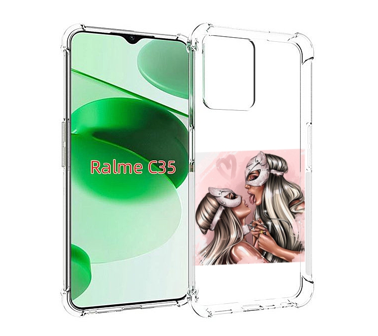 Чехол MyPads девушки-поцелуй женский для Realme C35 / Narzo 50A Prime, Прозрачный, Tocco
Чехол MyPads девушки-поцелуй женский для Realme C35 / Narzo 50A Prime, Прозрачный, Tocco