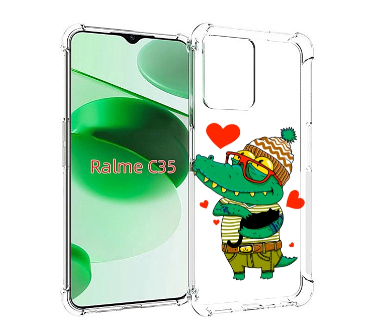 Чехол MyPads зеленый-крокодильчик-в-красной-оправе для Realme C35 / Narzo 50A Prime, Прозрачный, Tocco
Чехол MyPads зеленый-крокодильчик-в-красной-оправе для Realme C35 / Narzo 50A Prime, Прозрачный, Tocco