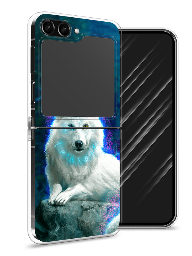 Чехол Awog на Samsung Galaxy Z Flip 5 "Белоснежный волк", Белый;зеленый;фиолетовый, 2108350-2
Чехол Awog на Samsung Galaxy Z Flip 5 "Белоснежный волк", Белый;зеленый;фиолетовый, 2108350-2
