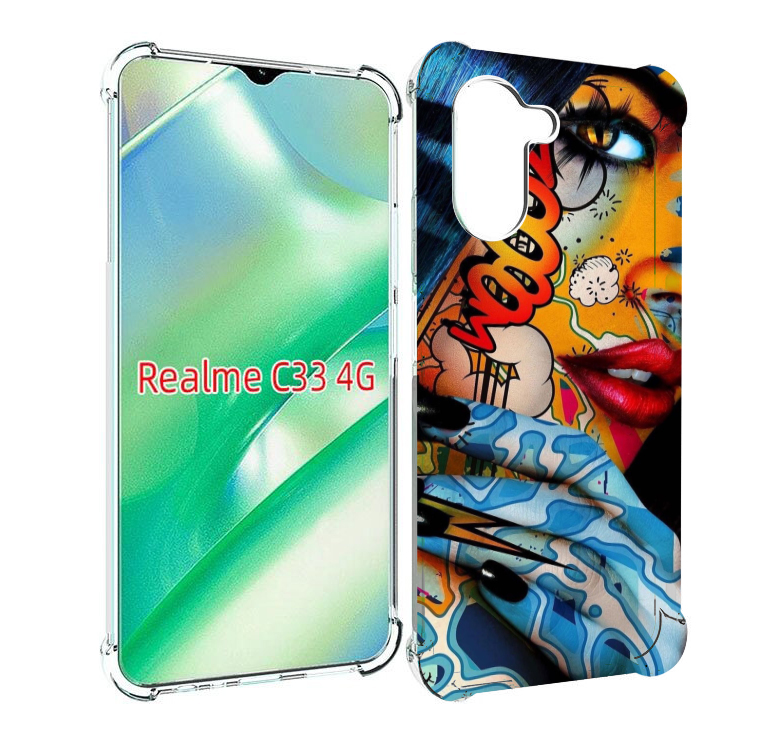Чехол MyPads девушка разрисованная краскам иженский для Realme C33 4G, Прозрачный, Tocco
Чехол MyPads девушка разрисованная краскам иженский для Realme C33 4G, Прозрачный, Tocco