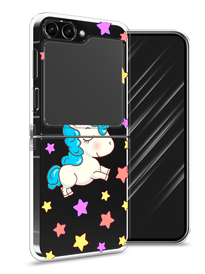 Чехол Awog на Samsung Galaxy Z Flip 5 "Звездный единорог", Голубой;фиолетовый;желтый, 2108350-2
Чехол Awog на Samsung Galaxy Z Flip 5 "Звездный единорог", Голубой;фиолетовый;желтый, 2108350-2