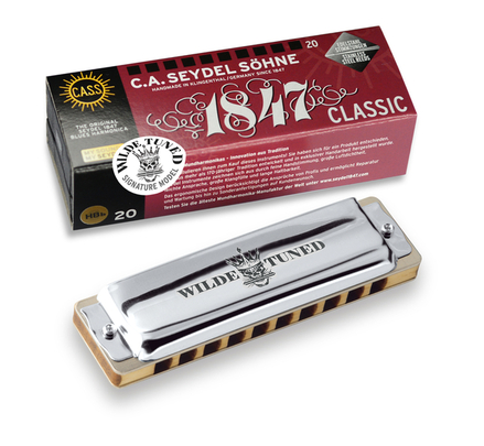 1847 Classic Wilde Rock Bb Губная гармошка, Seydel Sohne 16220BB, Серебристый
1847 Classic Wilde Rock Bb Губная гармошка, Seydel Sohne 16220BB, Серебристый