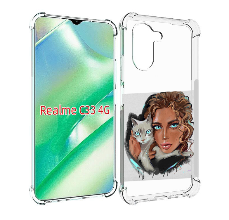 Чехол MyPads девушка-с-котом-голубые-глаза женский для Realme C33 4G, Прозрачный, Tocco
Чехол MyPads девушка-с-котом-голубые-глаза женский для Realme C33 4G, Прозрачный, Tocco