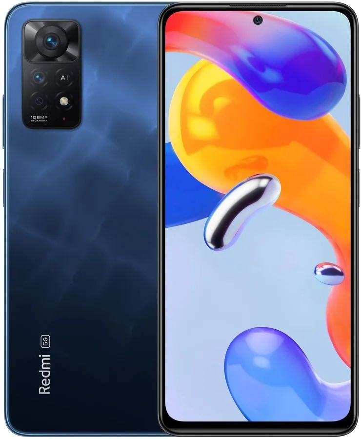 Смартфон Xiaomi Redmi Note 11 Pro 5G RU, 6.67", Amoled, 6Гб, 64Гб, 108Мп, 5000мАч, NFC,син
Смартфон Xiaomi Redmi Note 11 Pro 5G RU, 6.67", Amoled, 6Гб, 64Гб, 108Мп, 5000мАч, NFC,син