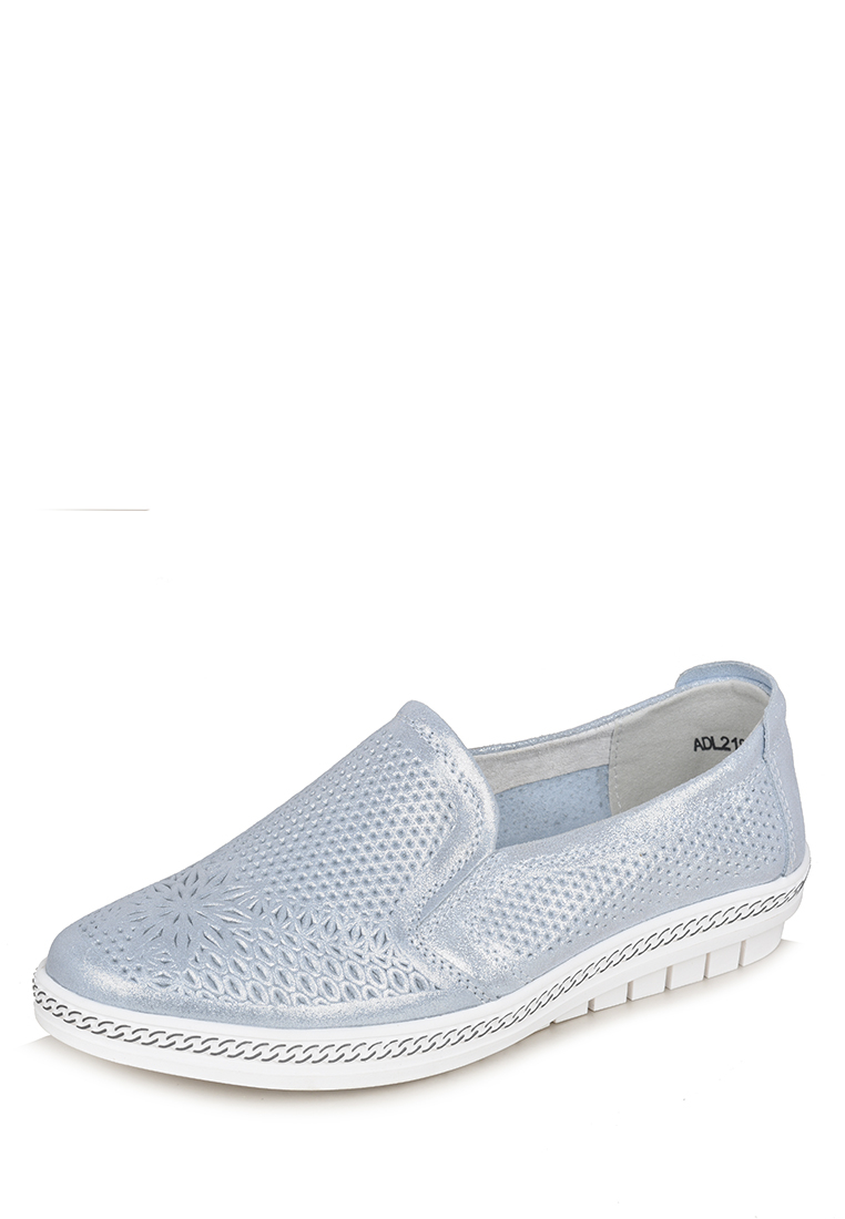 фото Слипоны женские alessio nesca adl21ss-112 голубые 37 ru